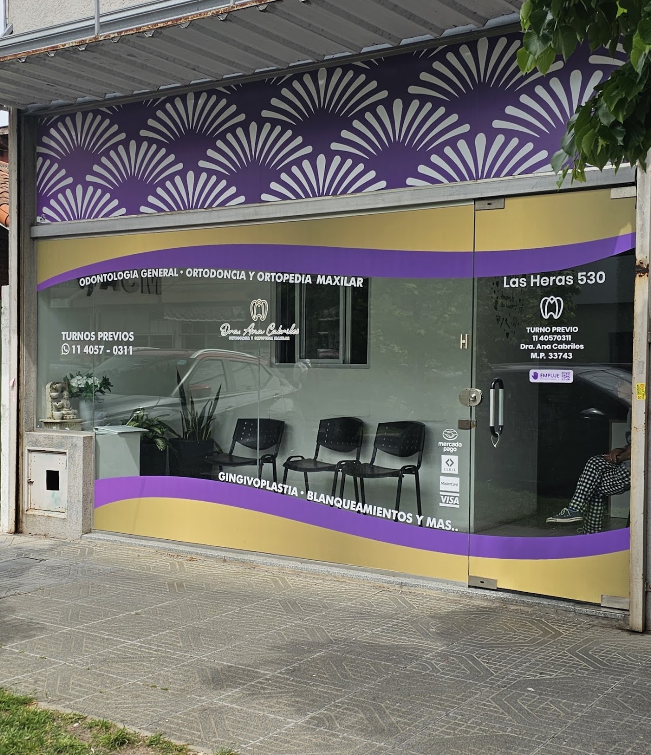 Fachada de la Odontología Dra Ana Cabriles en Ituzaingó